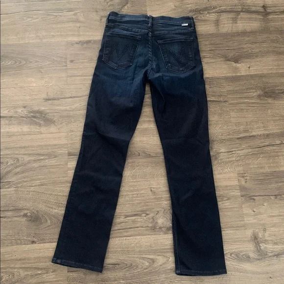 Mother Mid Rise Dazzler Ankle in Now Or Never Stretch Crop Jeans Size 28
